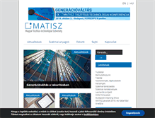 Tablet Screenshot of matisz.org